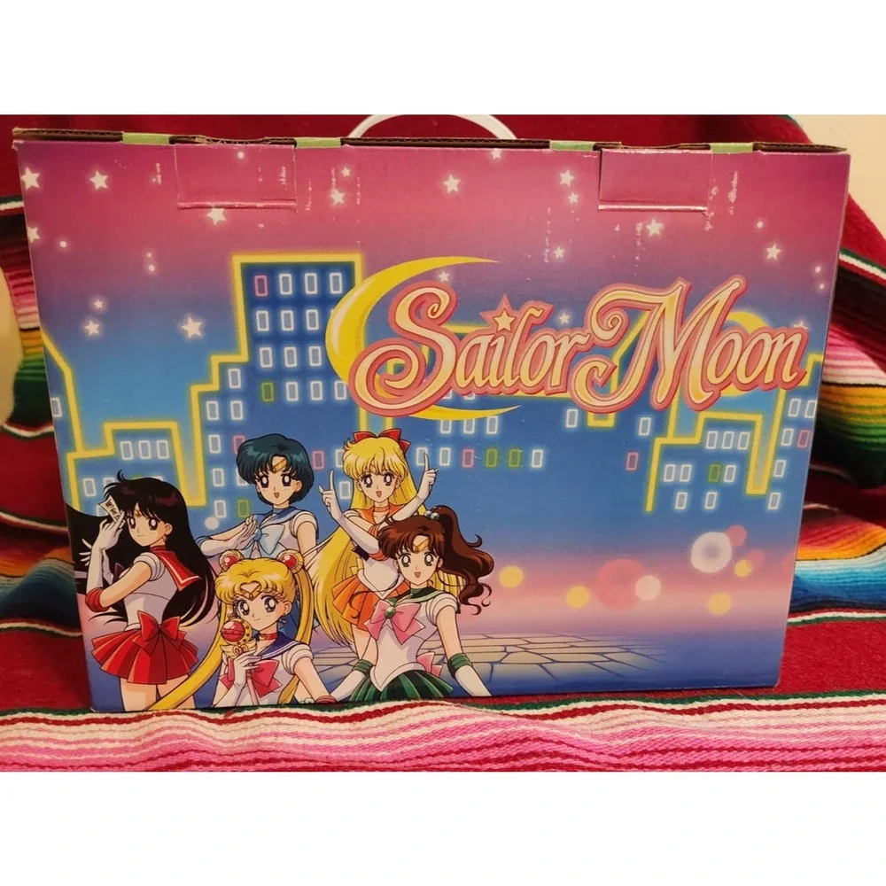 Sailor Moon goodie box, Lunch Box, thermos, 2 tumblers, pens, 2 squish, bandana